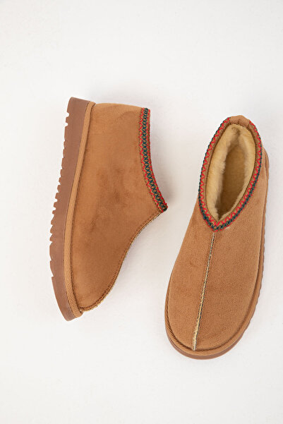 SOHO Tan Suede Γυναικείες Μπότες - 19963 Model Suede Γυναικείες Μπότες & Μποτάκια