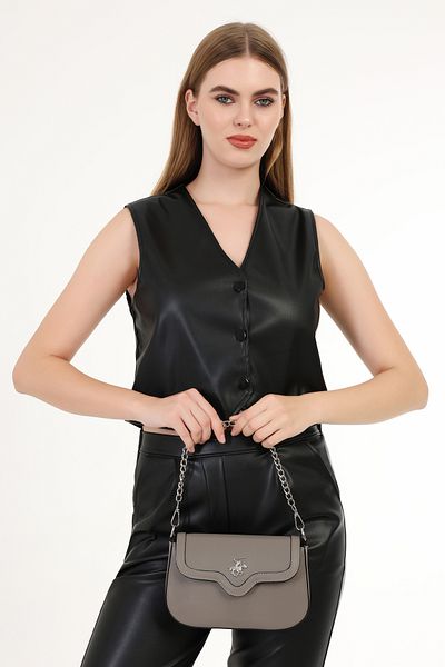 Beverly Hills Polo Club Γυναικεία τσάντα ώμου Mink 05BHPC8039
