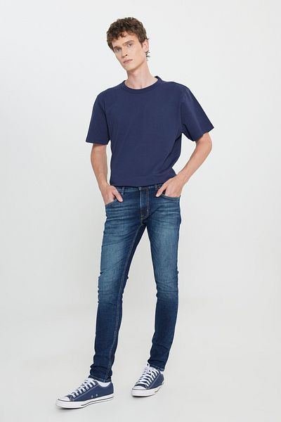 Lee Flexible Grinding BlueSlimFitLukeJean - Low WaistDenimJeans