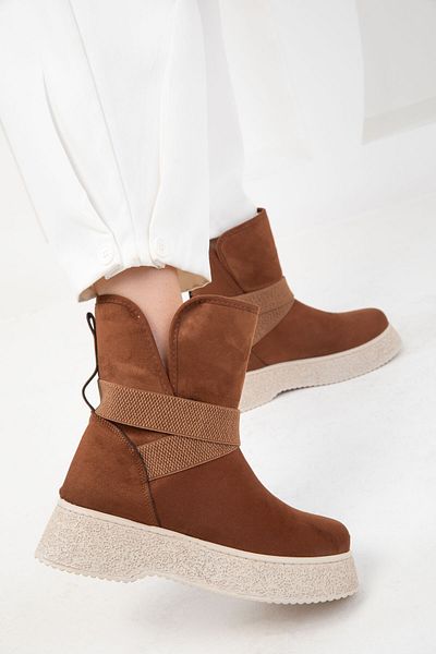 SOHO Tan Suede dámské boty a botičky 18480