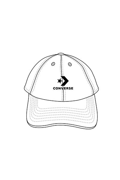 converse Lock up White Hat