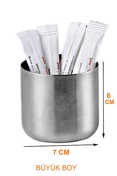 fitfiyat Stik Stick Sugar Bowl for Cafe Restaurants Sticks Sugar Bowl Large