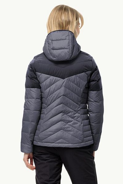 Jack Wolfskin Tundra Down Hoody W Grauer Damenmantel
