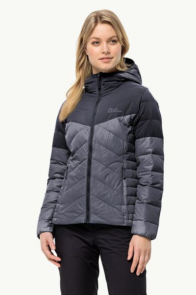 Jack Wolfskin Tundra Down Hoody W Grauer Damenmantel