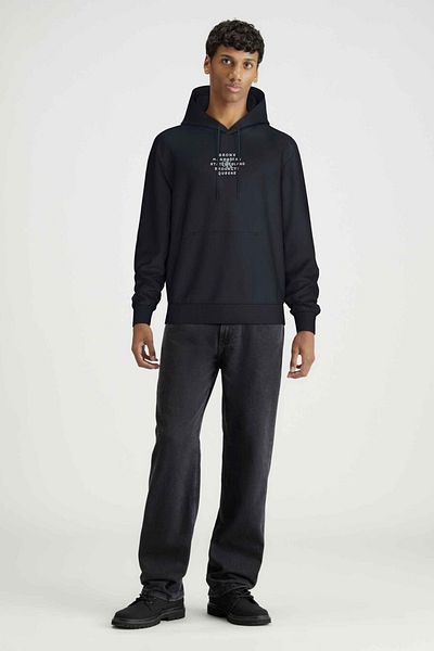 Calvin Klein Grafická mikina s kapucí Nyc Stamp