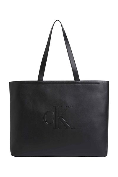 Calvin Klein Geantă mare cu logo - K60K 612724 BEH