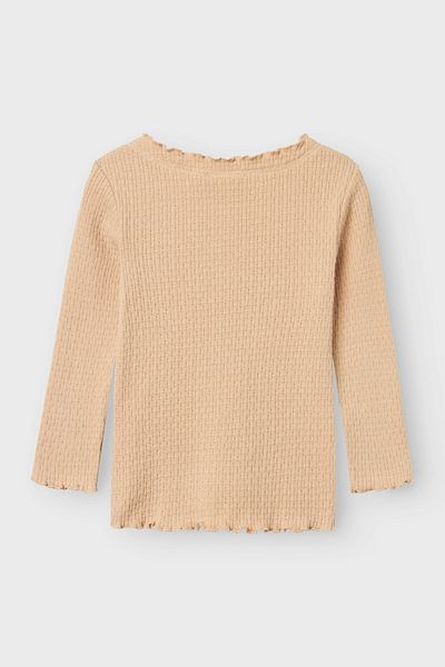 Lil' Atelier Mini Oberteil mit langen Ärmeln Slim Fit
