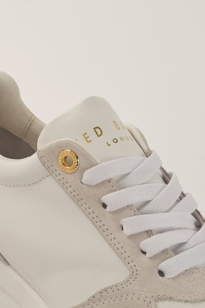 Ted Baker Polstrované tenisky s koženou podrážkou