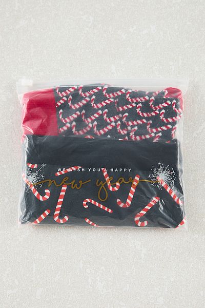 Trendyol Collection Bokserki-skarpetki noworoczne 2 sztuki - Tmnaw25Cc00000