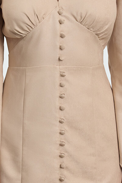 Trendyol Collection Μίνι υφαντό φόρεμα Straight Gemstone - TWOAW24EL00583