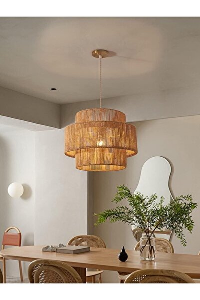 EACHTOME Doğal rustik İskandinav tarzı bohem katlı avize