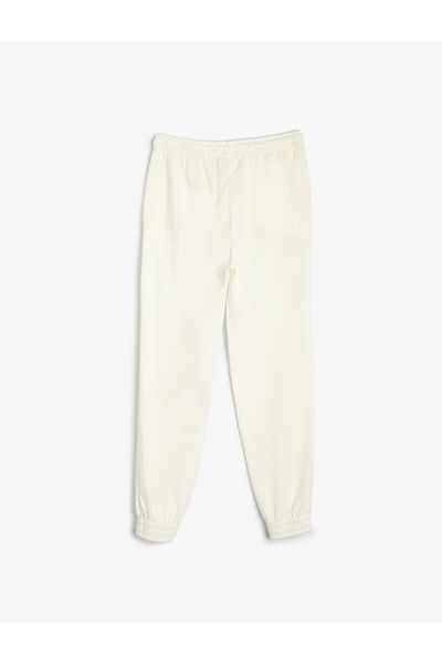 Koton Βαμβακερή υφή Basic Jogger Sweatpants - Δέσιμο στη μέση