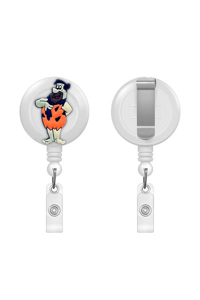 PABALAS Stone Age Fred Flintstone Figured Yoyo Card Holder Collar Lanyard Holder