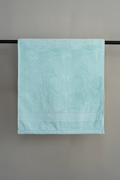 Arelina Textile Bambu Ocean Bordür Mavi 50x90 Banyo Havlu