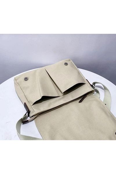 Köstebek Μπεζ My Neighbor Totoro 3 Compartment Messenger Bag
