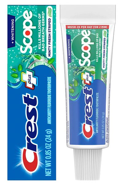 CREST Plus Scope Whitening 24Gr Toothpaste - Travel Size