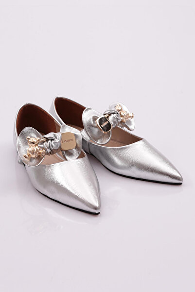 DGN Balerina de damă argintiu metalic 4116535