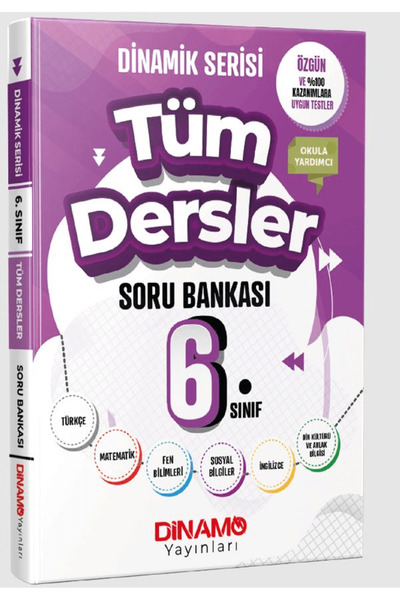 Dinamo Yayınları 6. Sınıf Tüm Dersler Soru Bankası