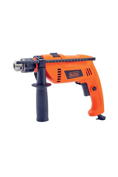 BLACK&amp;DECKER 650W Corded Electric Hammer Drill with 50-Piece Bits