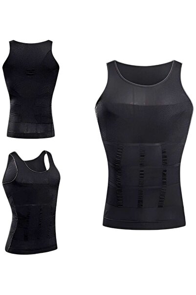 Uniquetrenders Men's Body Shaper Chest and Belly Tightening Breathable 3-Piece Athlete Corset