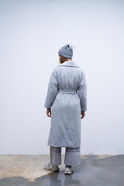 QANU Saturn Coat Gray Loose Fit