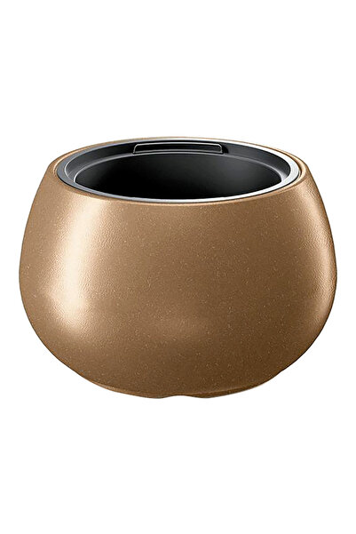 Prosperplast وعاء زهور دائري خشبي من هيوس إيكو مع ملحق سعة 18 لترًا