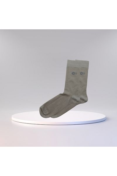 babbelt Flexible and Comfortable Cream Socks - 3 Pairs
