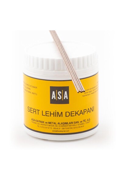 Demiriz GÜMÜŞ KAYNAK DEKAPANI ASA-FLO (500 GR) + GÜMÜŞ KAYNAK TELİ %50 2 MM (...