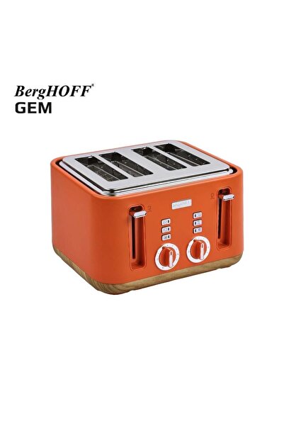 Berghoff Gem Natural Orange Four Slice Toaster