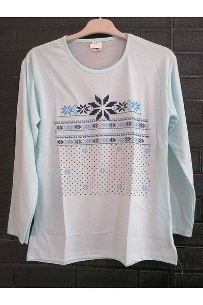anne moda ankara Costum de pijama sezonier, 100% bumbac, cu maneca lunga