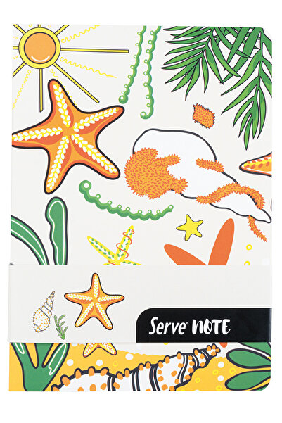 Serve Hediye Seti - Defter, Serve Deep Uclu Kalem, Silgi, Min