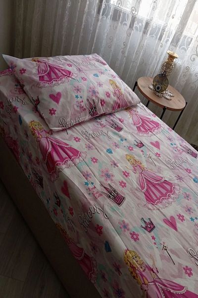 Garden Home Ranforce Single Woven Elastic Sheet Set - Princess