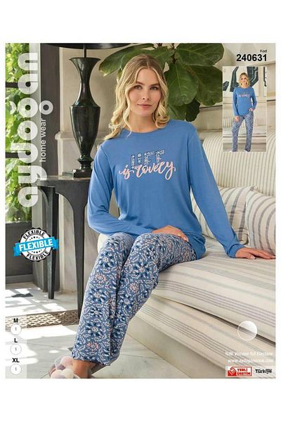 Aydoğan Costum de pijama cu mânecă lungă pentru femei