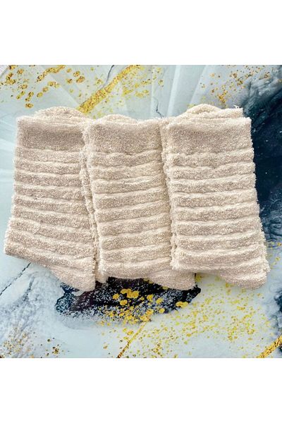 Günyan Store Women's Winter Reverse Towel Socks 3 Pairs