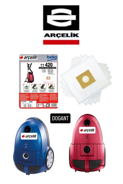 Dogant Ηλεκτρική σκούπα Arçelik 10 τεμαχίων - Σακούλα σκόνης Hepa