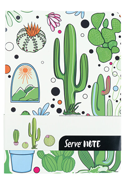 Serve Hediye Seti - Defter, Serve Deep Uclu Kalem, Silgi, Min