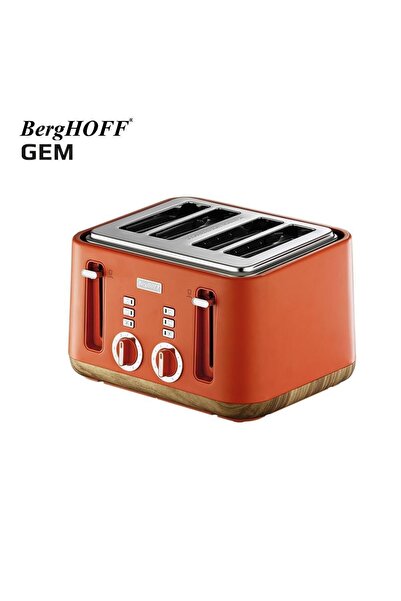 Berghoff Gem Natural Orange Four Slice Toaster