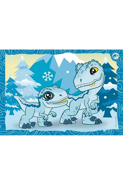 CLEMENTONI Jurassic World 4 in 1 Puzzle 72 Pieces 21521
