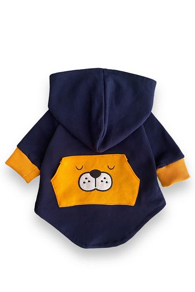 meowuf Hooded Fleece Sweatshirt Cat and Dog Outfit