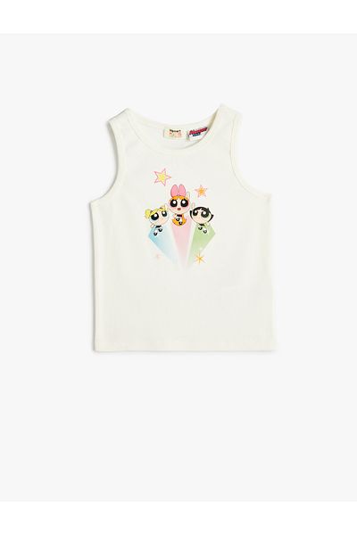 Koton Powerpuff Girls Licensed Cotton Tank Top