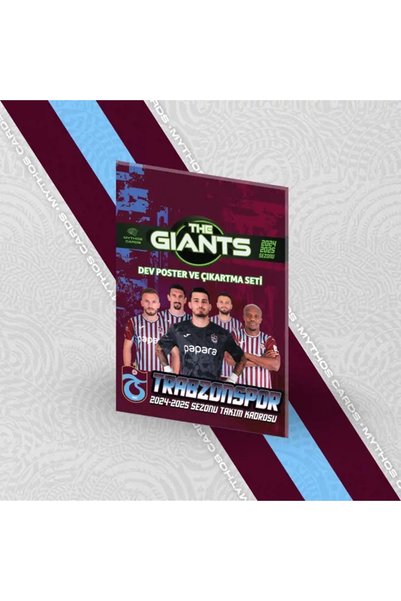 Trabzonspor The Giants 24-25 Poster and Sticker Set