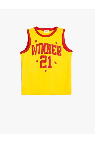 Koton Crew Neck Sleeveless Sports Undershirt