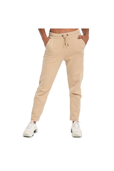 Sportive Malaga Kadın Bej Günlük Stil Eşofman Altı 24KK009-OAT