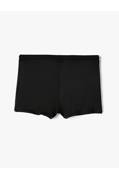 Koton Kurze Badeshorts mit Bindegürtel