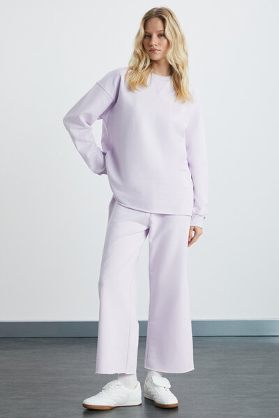 GRIMELANGE Venus Women's Light Lilac Tracksuit Set