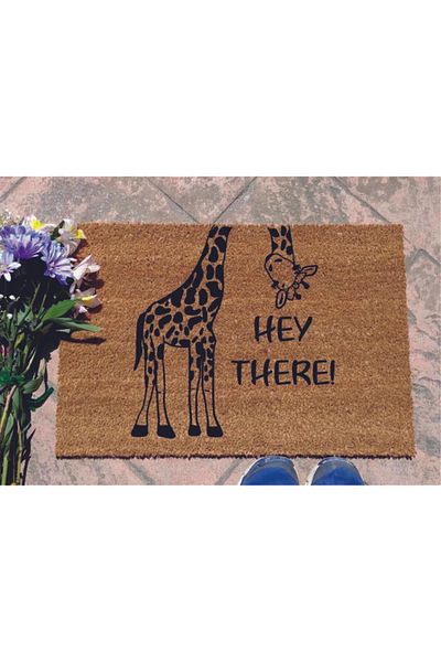 DefLife Home Hey There Funny Door Front Koko Mat