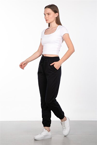 BARRELS AND OIL Paris elasticated sweatpants - navy blue