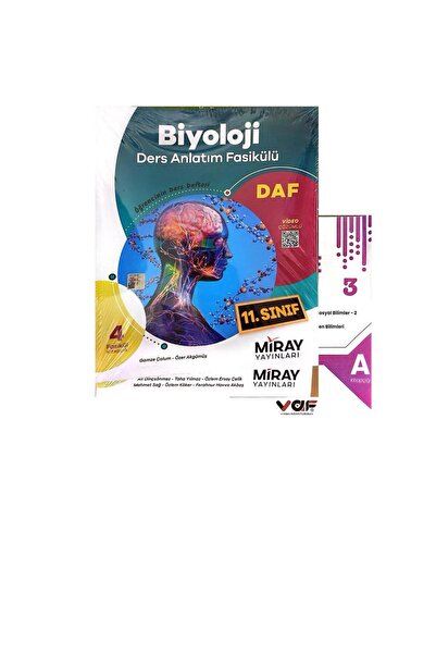 Miray Yayınları MİRAY YAYINLARI 11.SINIF BİYOLOJİ DAF-YENİ-(AYDIN YAYINLARI D...