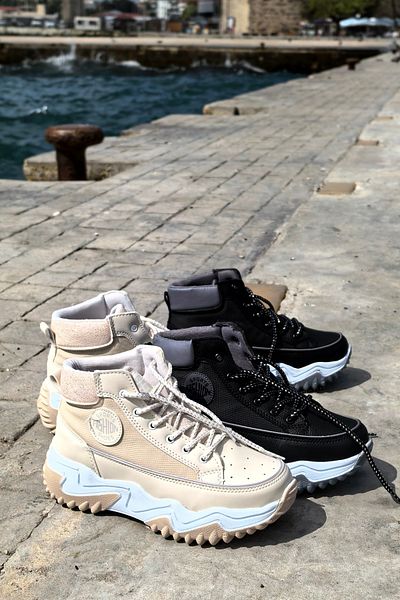 Aleza Shoes Γυναικείες μπότες με χοντρό τακούνι