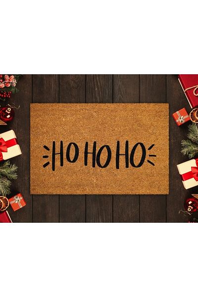 DefLife Home New Year's Ho Ho Ho Door Mat / Koko Mat